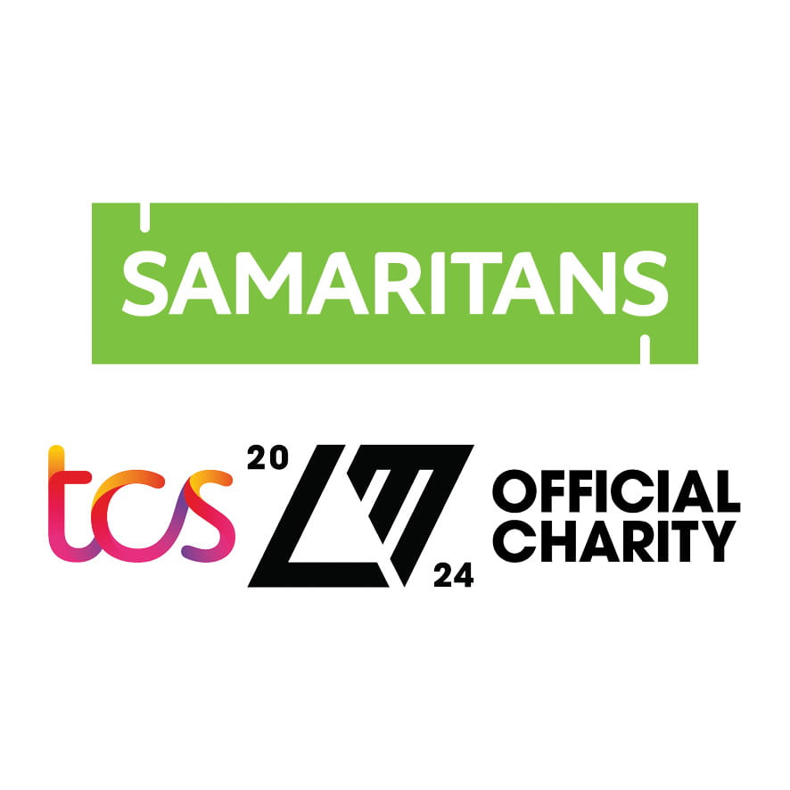 Samaritans TCS London Marathon Charity of the Year logo