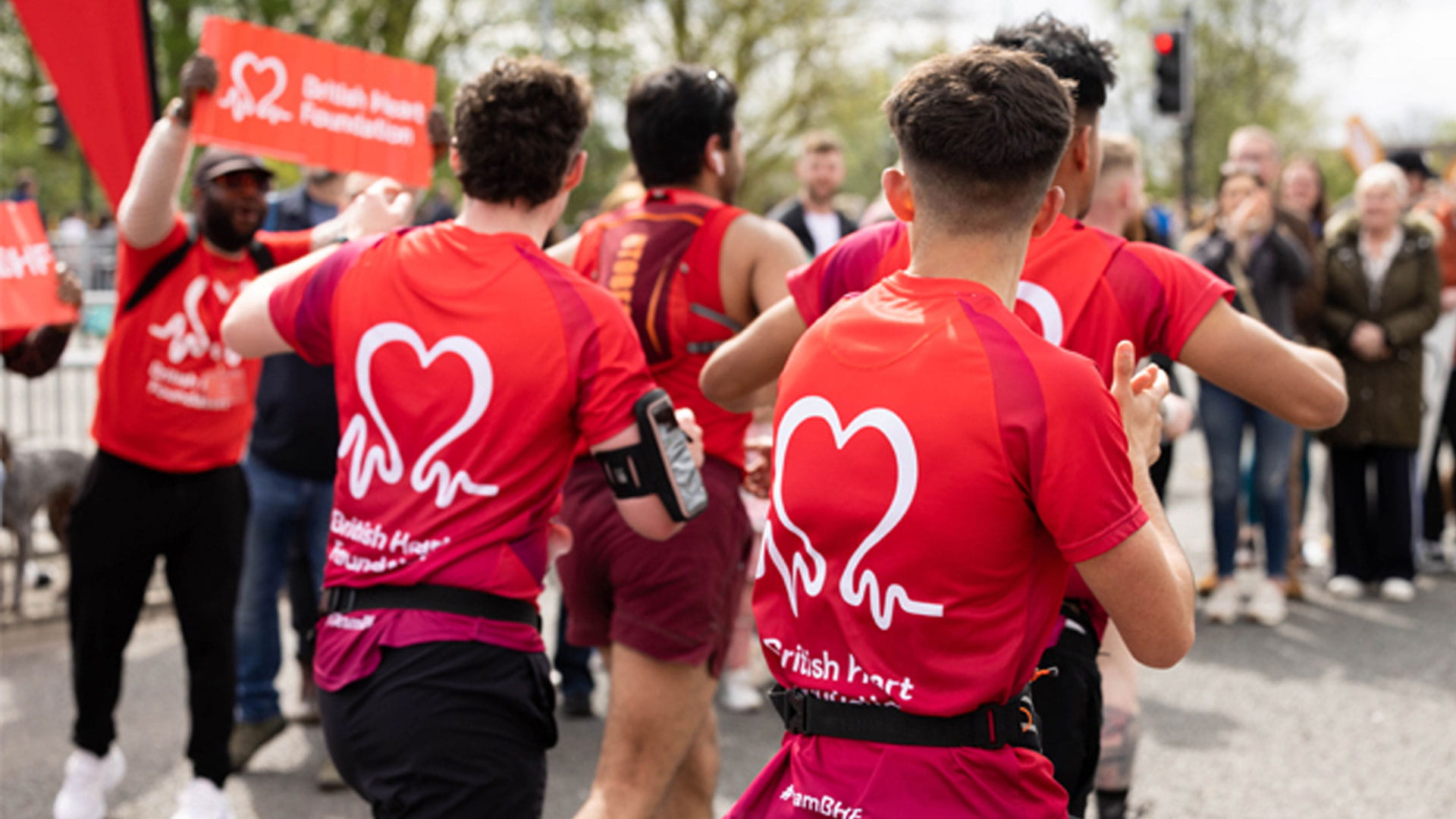 British Heart Foundation runners