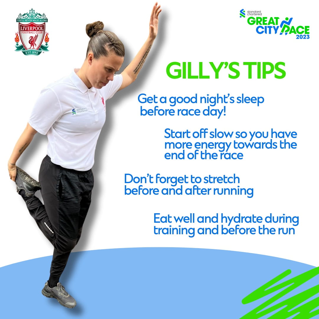 Image showing training tips from Liverpool Football Club Women's player Gilly Flaherty