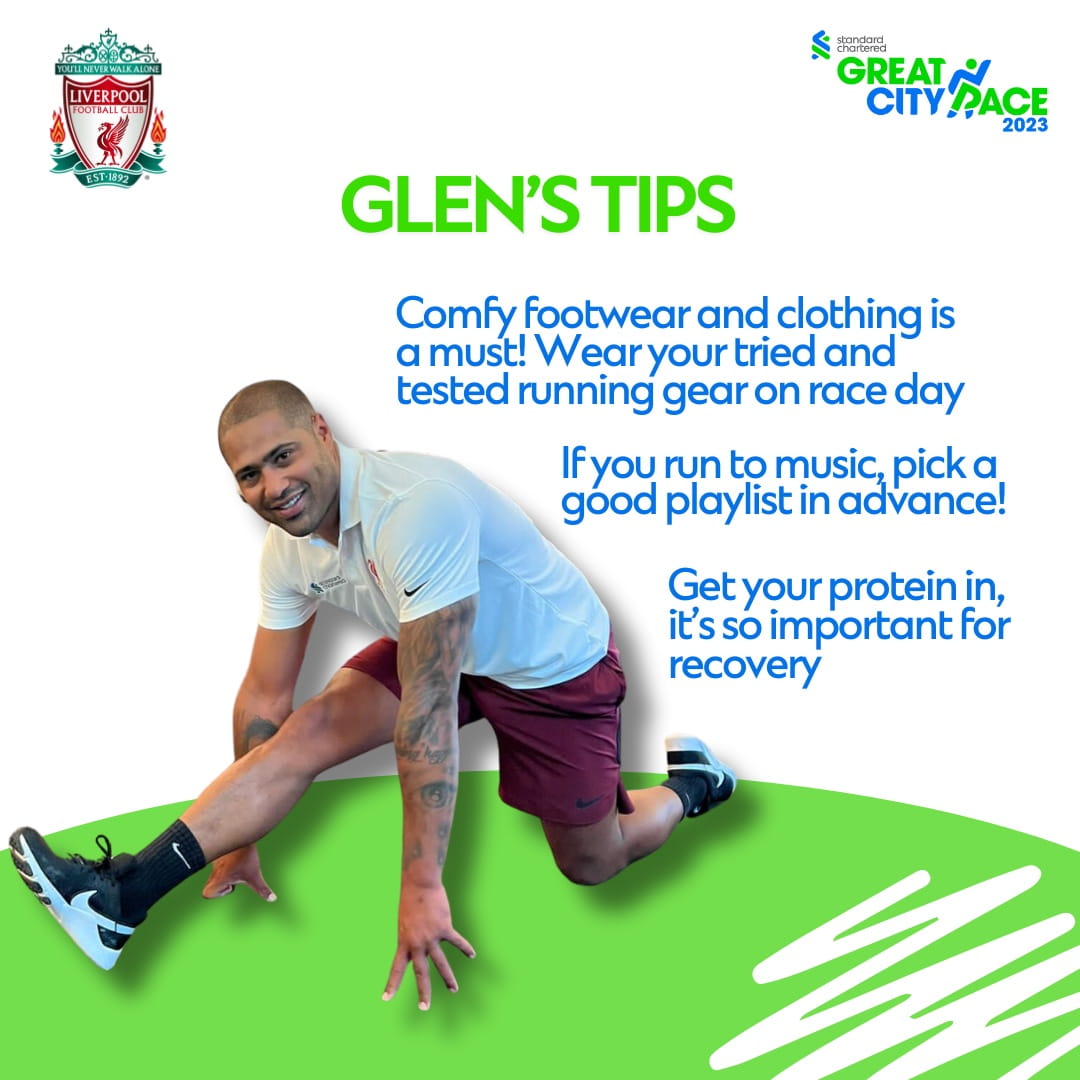 Image showing training tips from former Liverpool Football Club player Glen Johnson