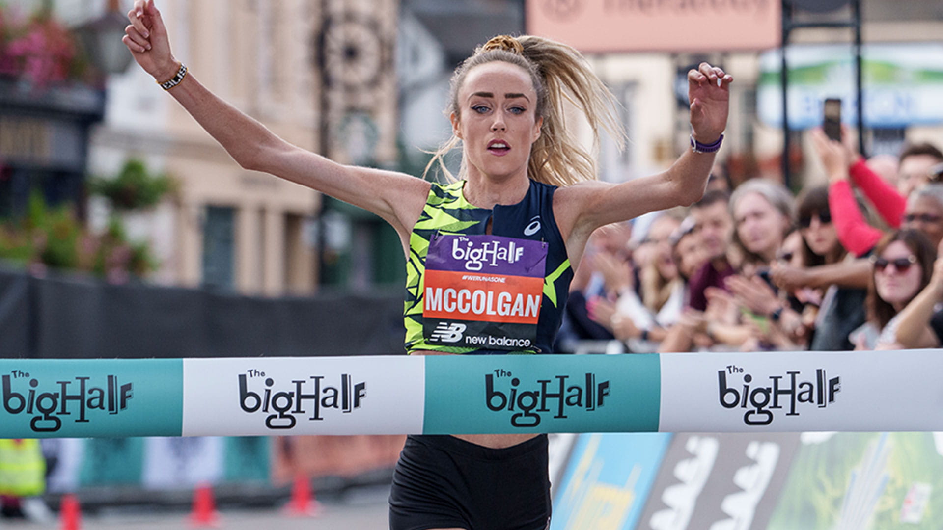 McColgan at the Finish Line