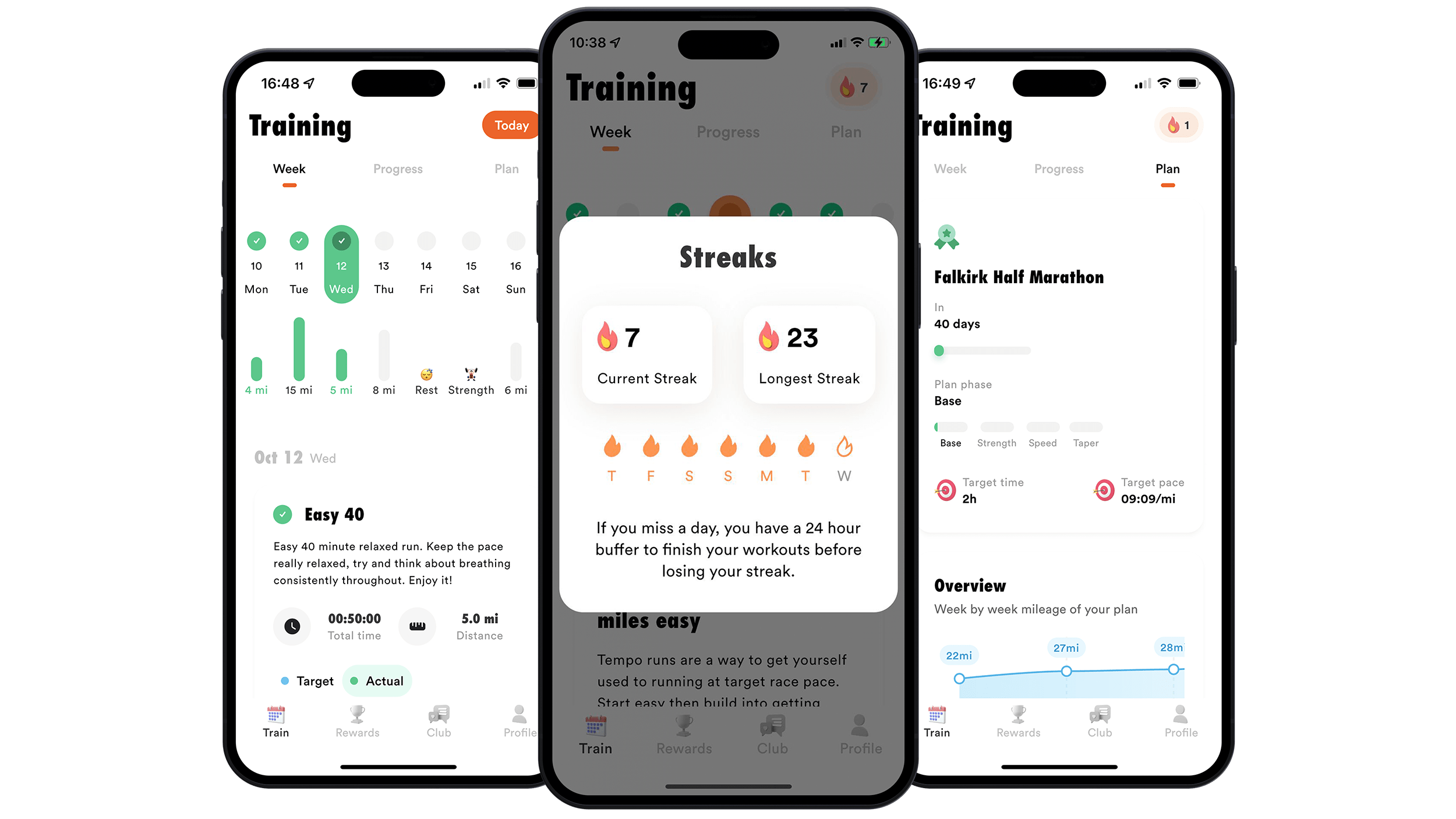 Screenshots showing the Coopah app