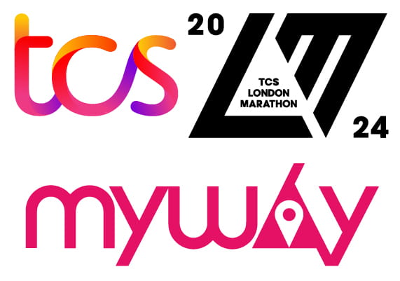 2024 TCS London Marathon MyWay logo