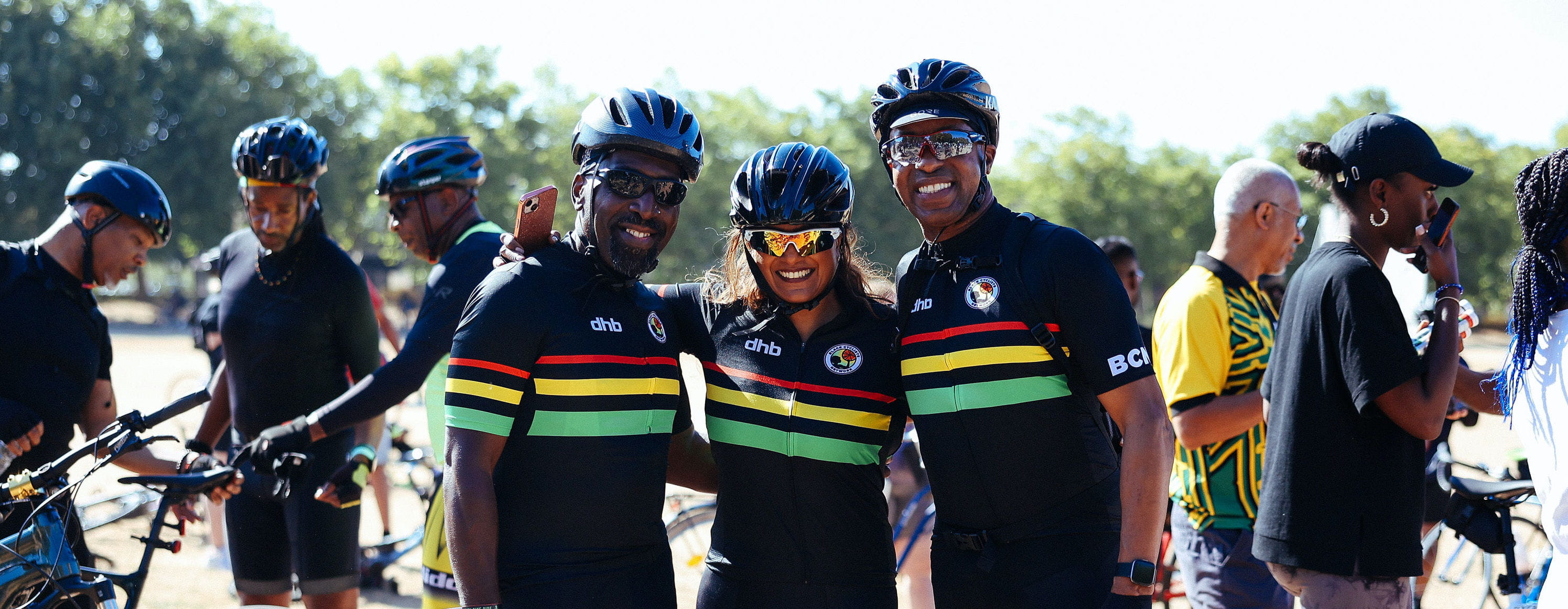 Participants in the 2022 Black Unity Bike Ride