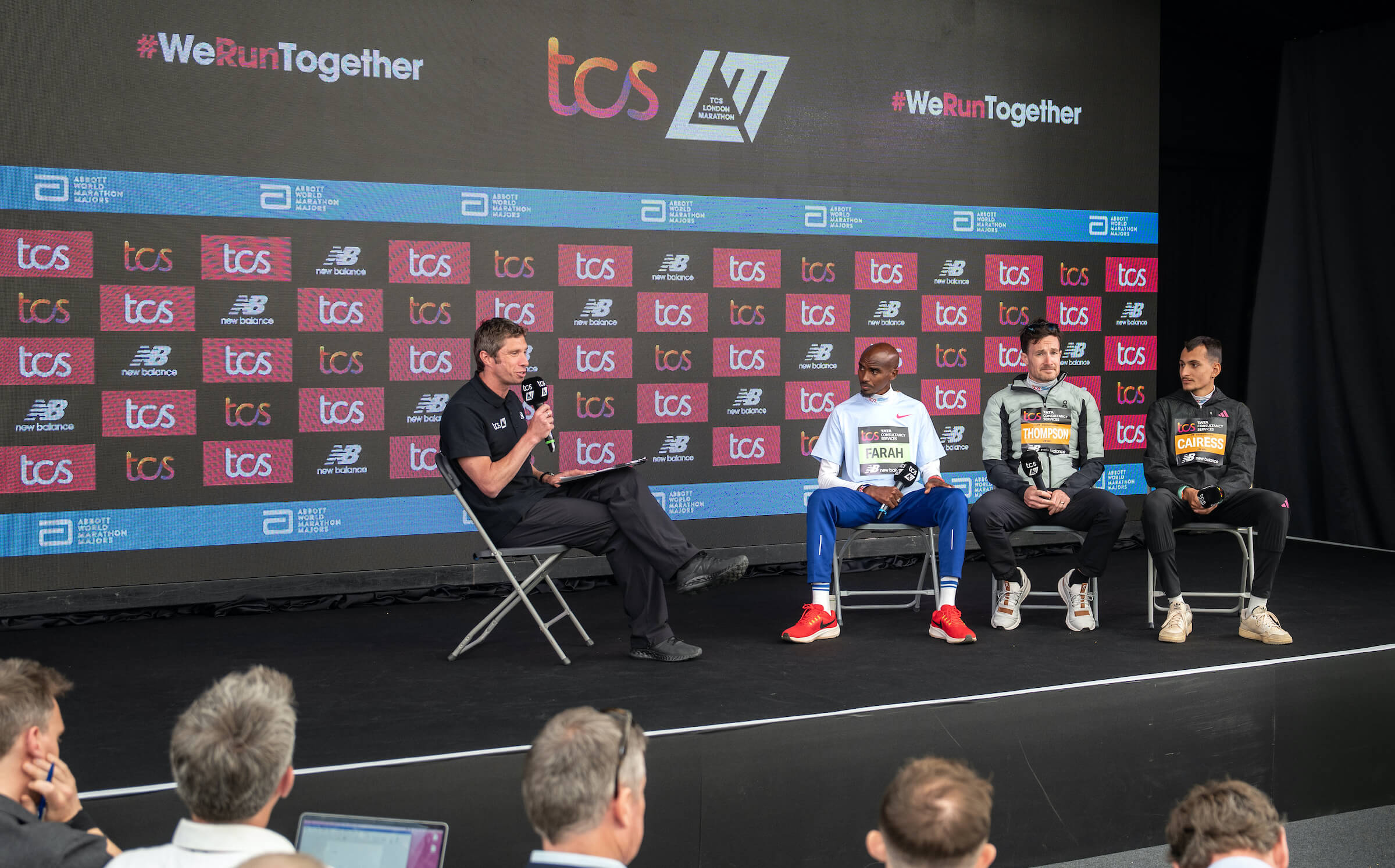 The 2023 TCS London Marathon pre-race elite men&#x27;s press call