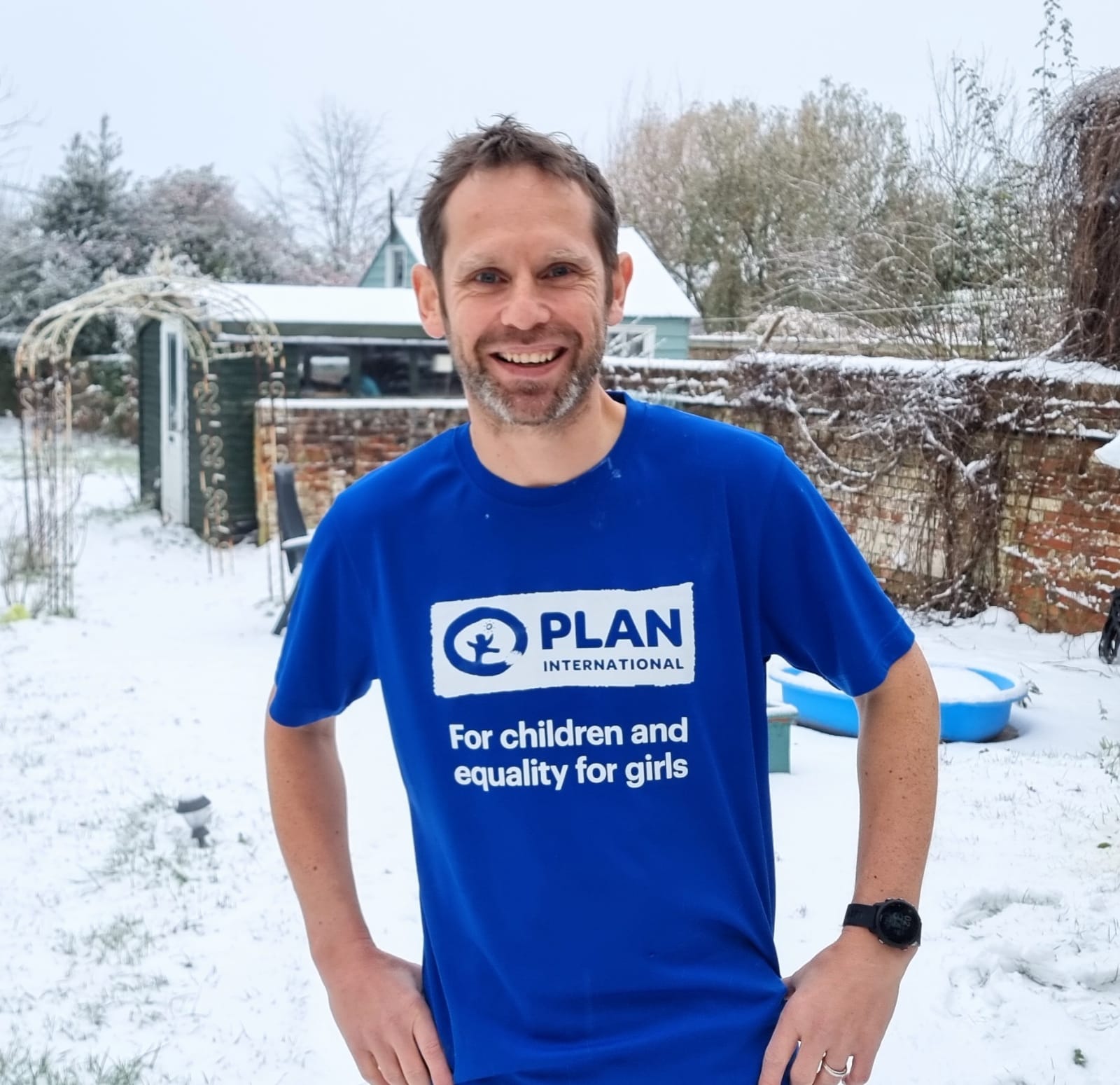 Charity runner for Plan International UK and Winston’s Wish