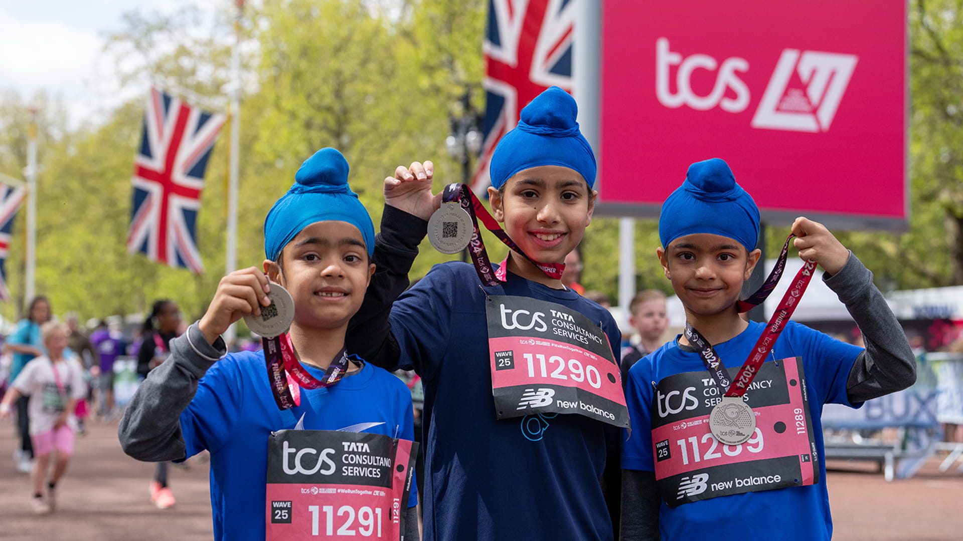 TCS Mini London Marathon finishers