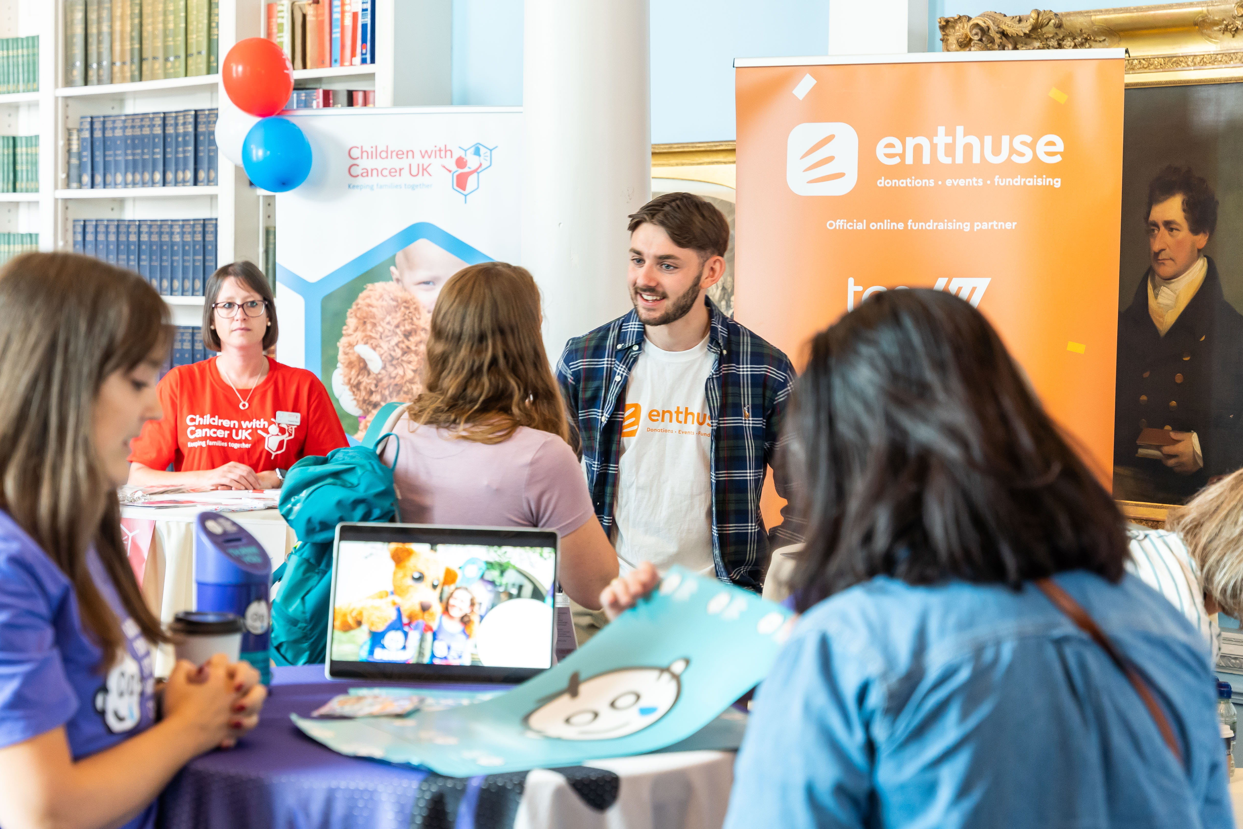 Participants and charity partners at the Meet Our Experts event