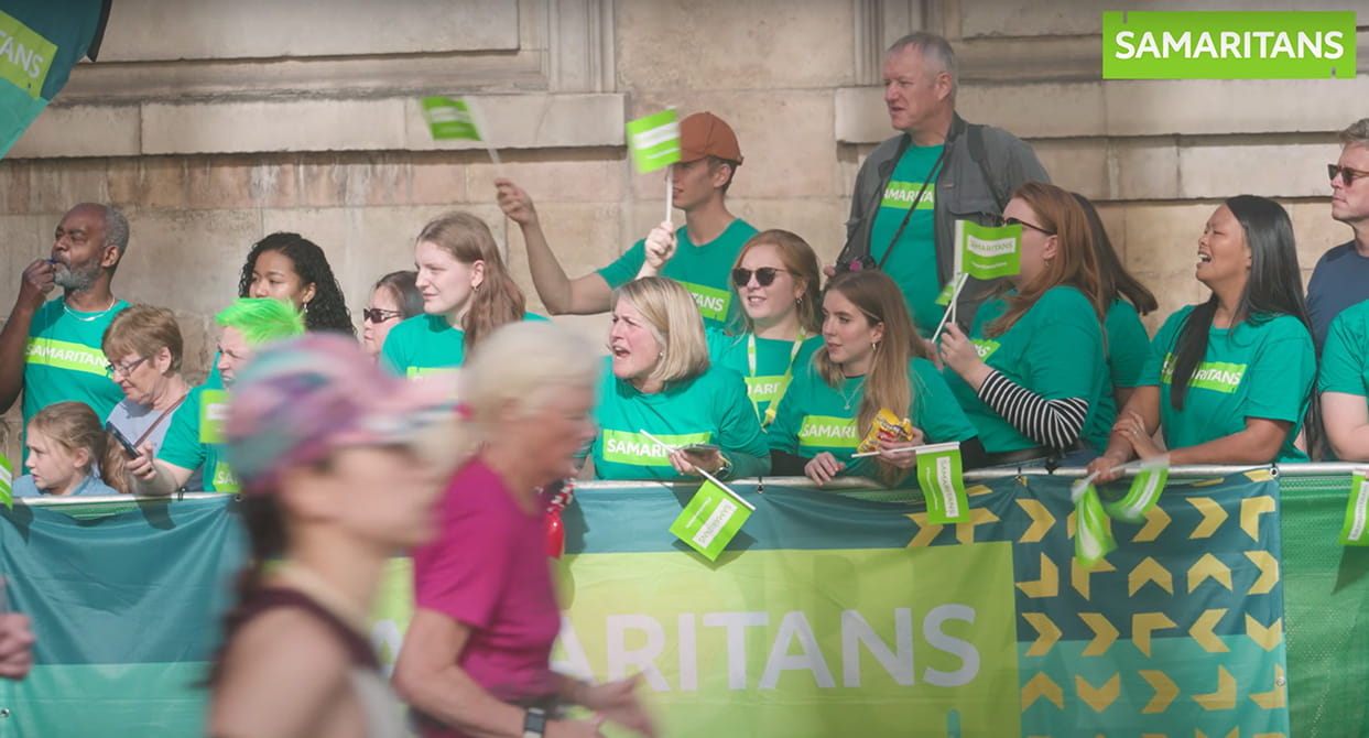 Samaritans supporters at the TCSLM
