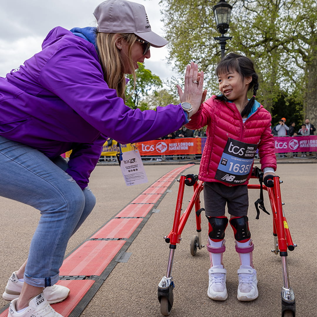 TCS Mini London Marathon participant 