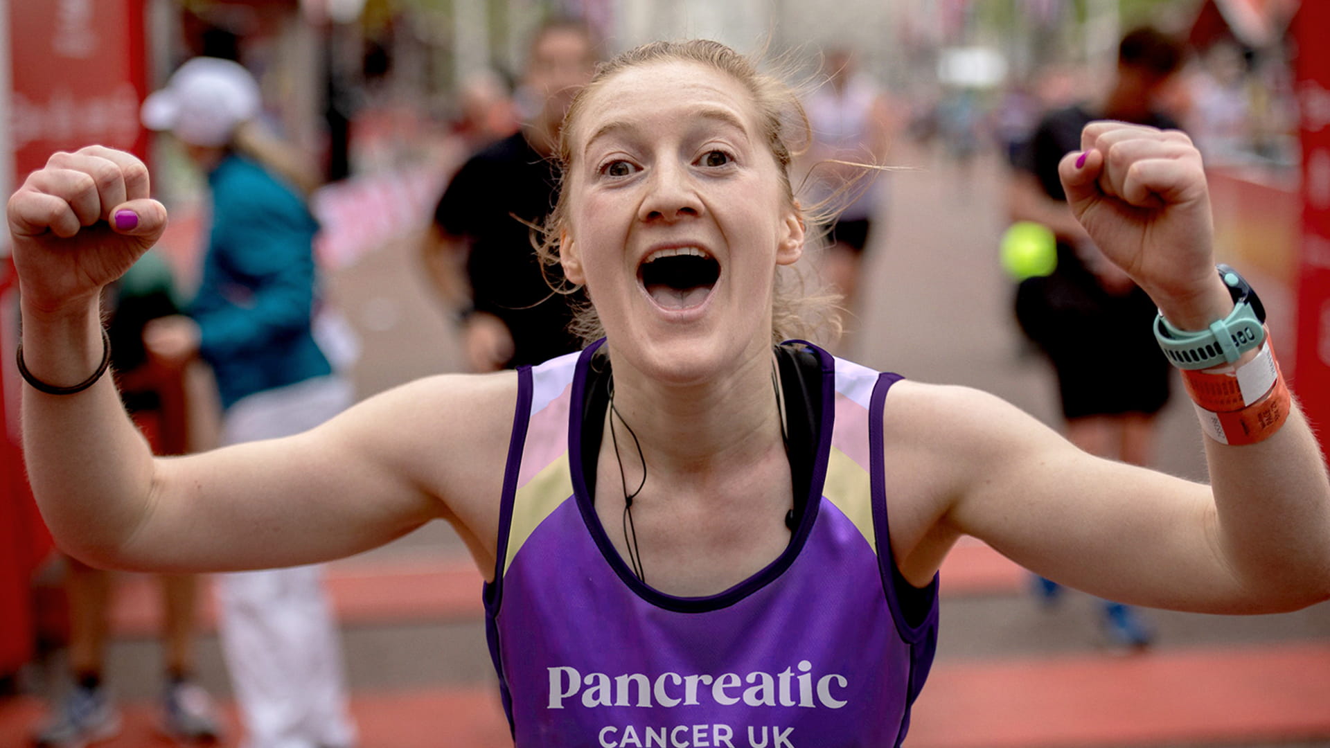 Pancreatic Cancer UK runner