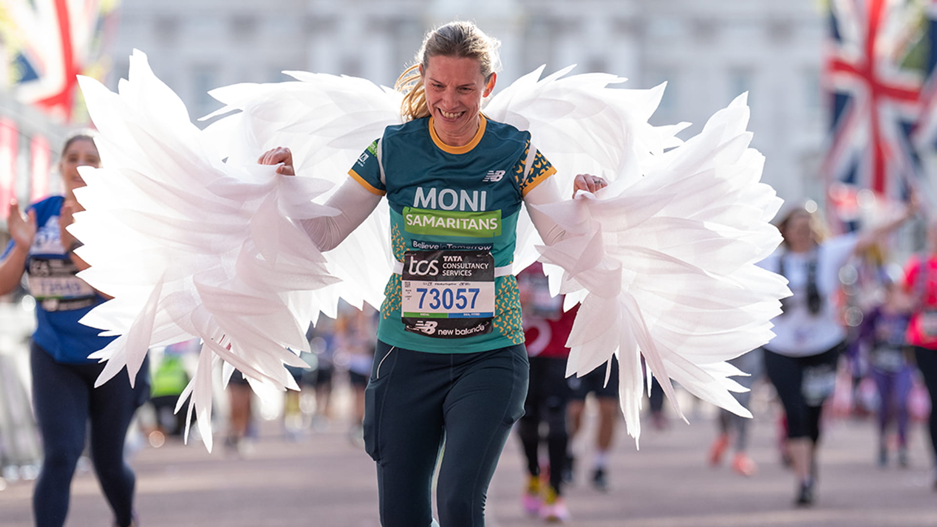 Samaritans runner TCS London Marathon