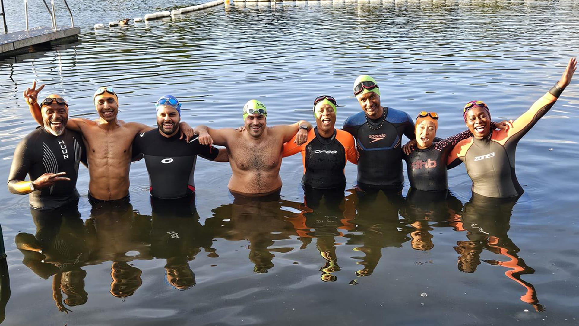 Serpentine taster swim session