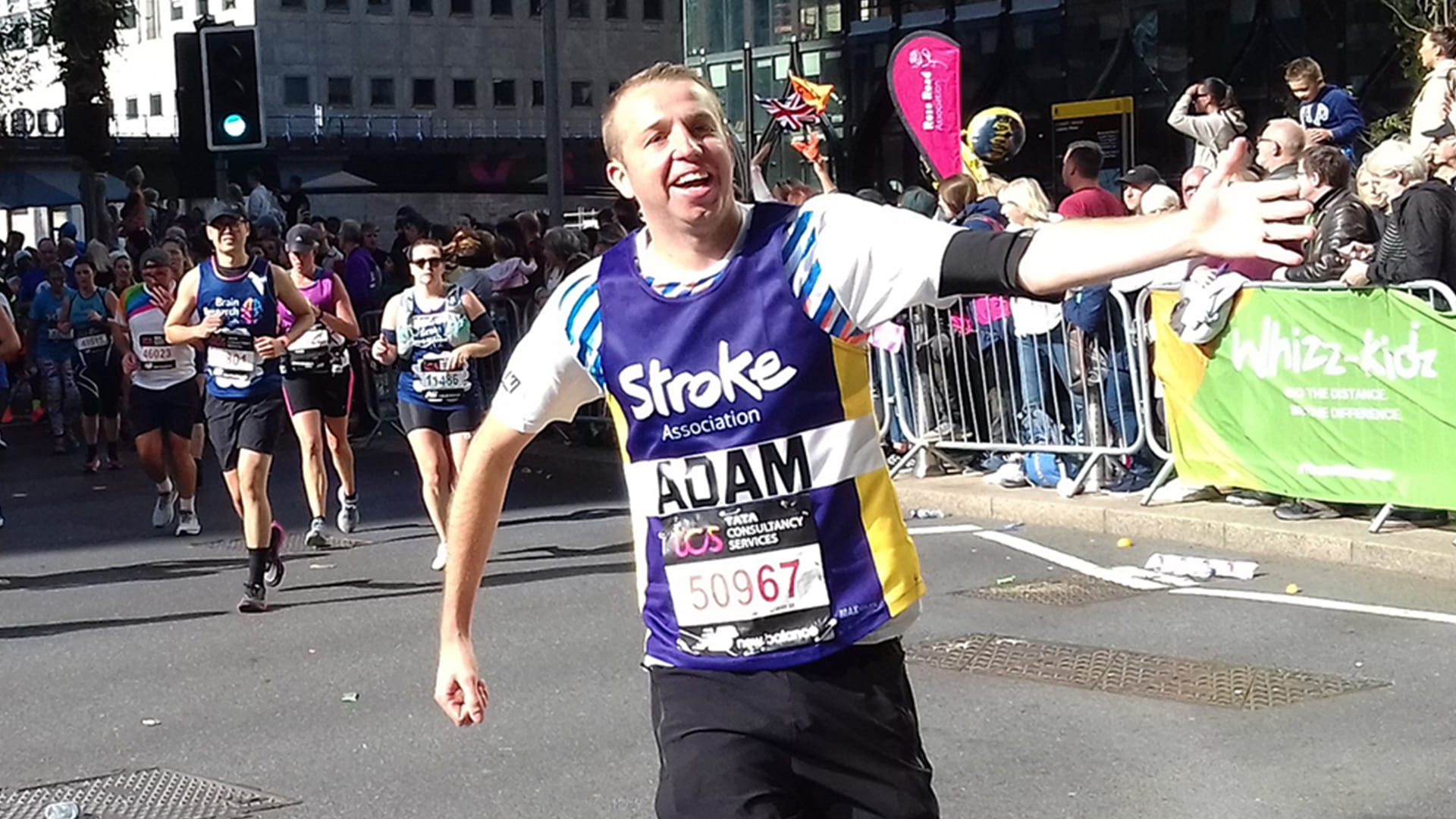 London Marathon participants supporting the Stroke Association